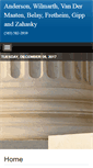 Mobile Screenshot of andersonlawdecorah.com